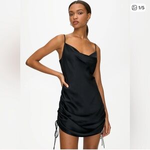 Wilfred only ruched slip dress